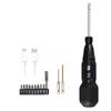 Chrome Vanadium Steel Cordless Screwdriver LED Lights Power Screw Driver  Tool Kit