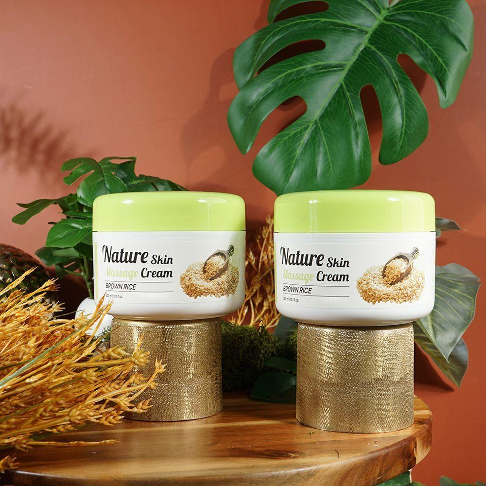 YVFLGCZP Centella Asiatica Extract Massage Cream for Tired Skin 300ml x 2