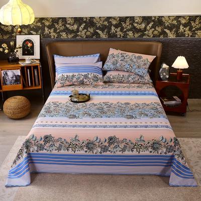 Boho Stil Retro Blumen Bettwäsche Set 100% Baumwolle Verdicktes Bettlaken Hautfreundlich Bequem Tagesdecke Queen Size Bettwäsche Set