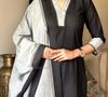 Party Wear Indisk pakistansk Salwar Kameez Kurti Sett Bollywood Etnisk Top Tunika Wear