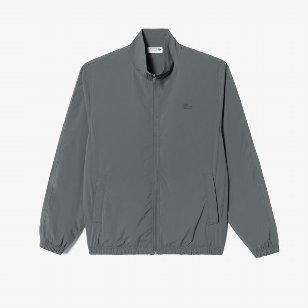 

LACOSTE Мужская тканая куртка [Темно-серый]