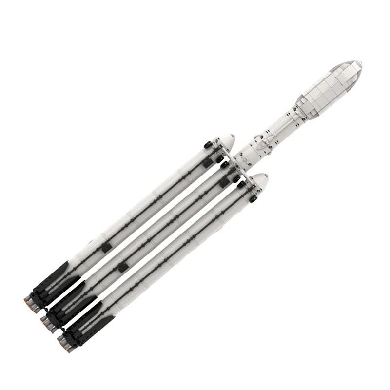 

MOC Falcon Heavy Carrier Saturn V Scale SpaceX Spaceship Blocks
