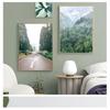 Biber Wand Kunst Leinwand Malerei Nordic Poster Und Drucke Wand Bilder Für Wohnzimmer Dekor Wald Berg Boot See Anlage