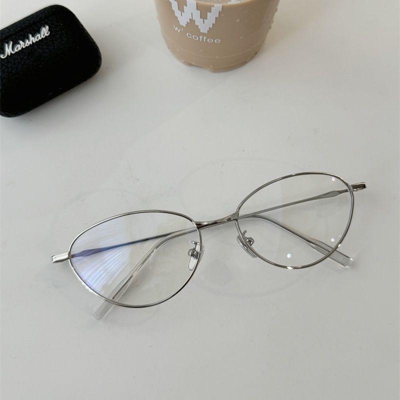 

2026 new retro old money wind full frame gold wire glasses women and men high texture anti-blue light metal glasses niche anti-blue light flat glasses [0 degrees]