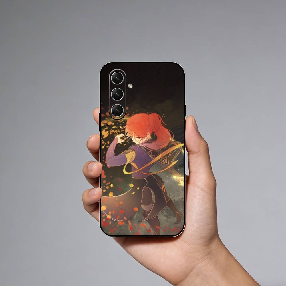 Clair Obscur E-Expedition 33 Maelle Phone Case For Samsung Galaxy A73,A21s,A22,A31,A52,A53,A71,A41Soft Black Shell