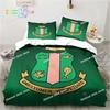 3D Print Alpha Sorority Kappa Alpha AKA Bedding Set Single Twin Full Queen King Size Bed Set Aldult Kid Bedroom