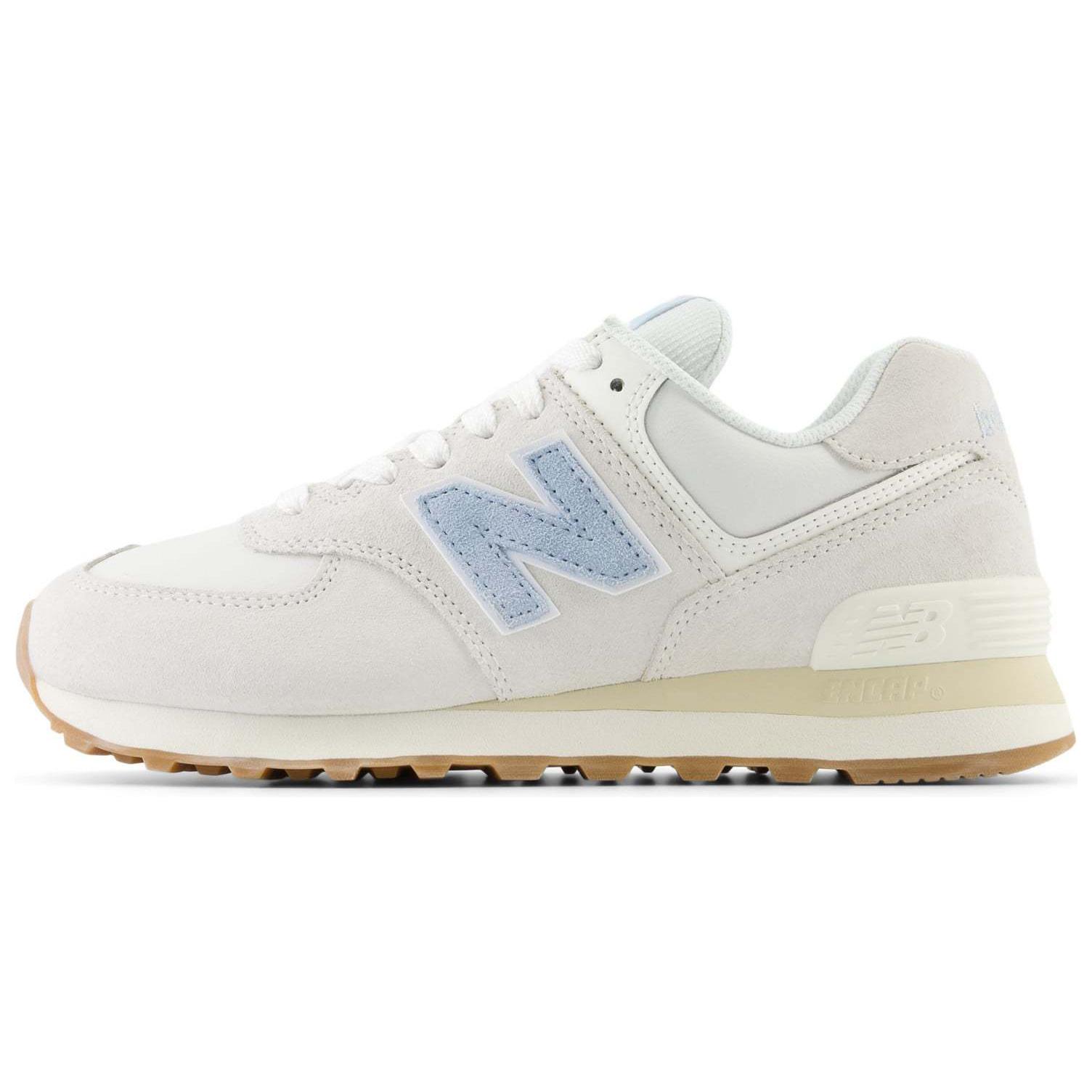 

new New Balance 574 Beige Ecru Blue Angora Women s 37.5