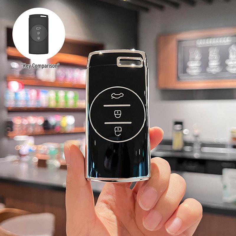 Compatible Chery Car Key Cover for Tiggo 7 and Xingtu TX Models - Simple Design for Men and Women