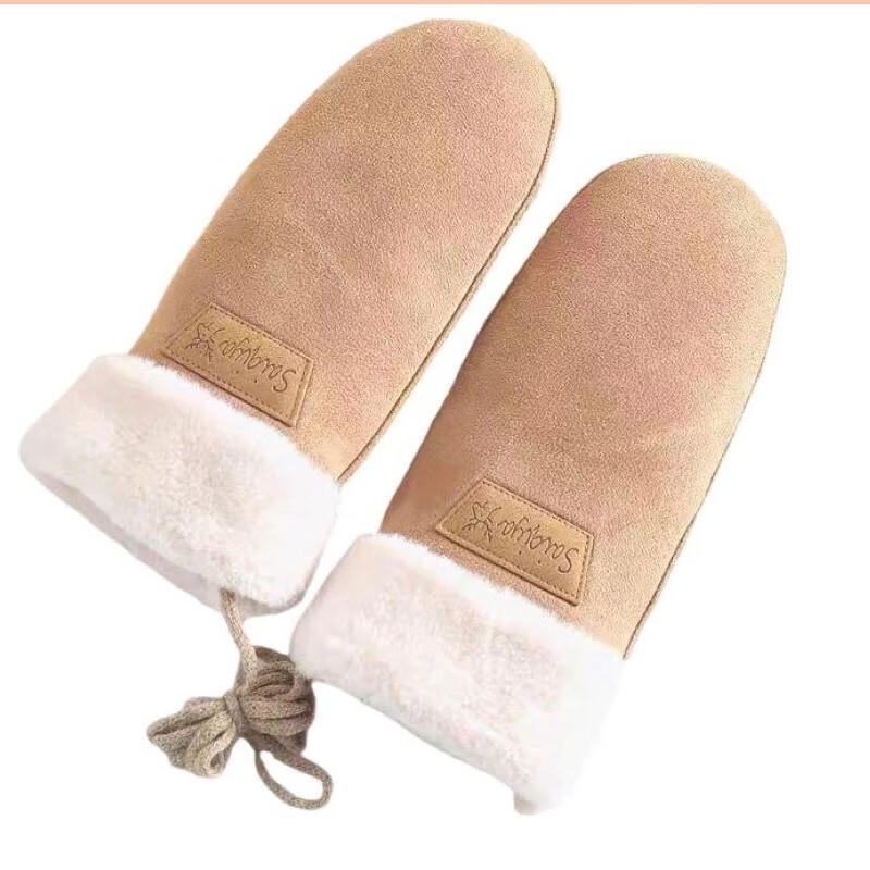 Женские термоперчатки с полными пальцами