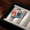 Cartoon Cute Snail Animal Oil Dripping Alloy Brooch Men And Women Couple Clothes Backpack Accessories Personalized Pin
