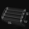 2/3/4/5/6/7 Layers Nail Polish Display Stand Transparent Cosmetic Display Rack Holder Essential Oil Bottle Organizer Storage