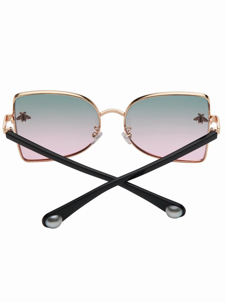 SHEIN Ombre Lens Occhiali da sole con montatura in metallo acquista in modo  economico — spedizione gratuita, recensioni reali con foto — Joom