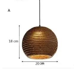 

Decorative Lighting Home Smart Lighting Recycled Cardboard Pendant Lighting Paper Fashion Project Pendant Lamp for Villa NO-Bulb