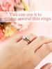 8Pcs/1set Invisible Clear Ring Size Adjuster for Loose Rings Ring Adjuster Ring Sizer Reducer Fit Any Rings Adjuatable Tools