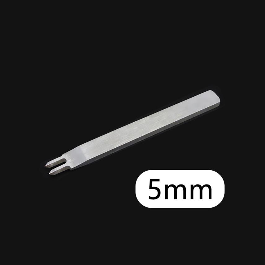 1Pc 3/4/5/6mm Leather Hole Punch Eyelets Tool Button Installer Belt Hole Puncher Work With Leather Craft Leather Goods Tools