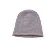 Thickened Silver Sequined Wool Double-layer Knitted Hat Children's Winter Warm Elegant Plain Literary Wool Stacking Hat