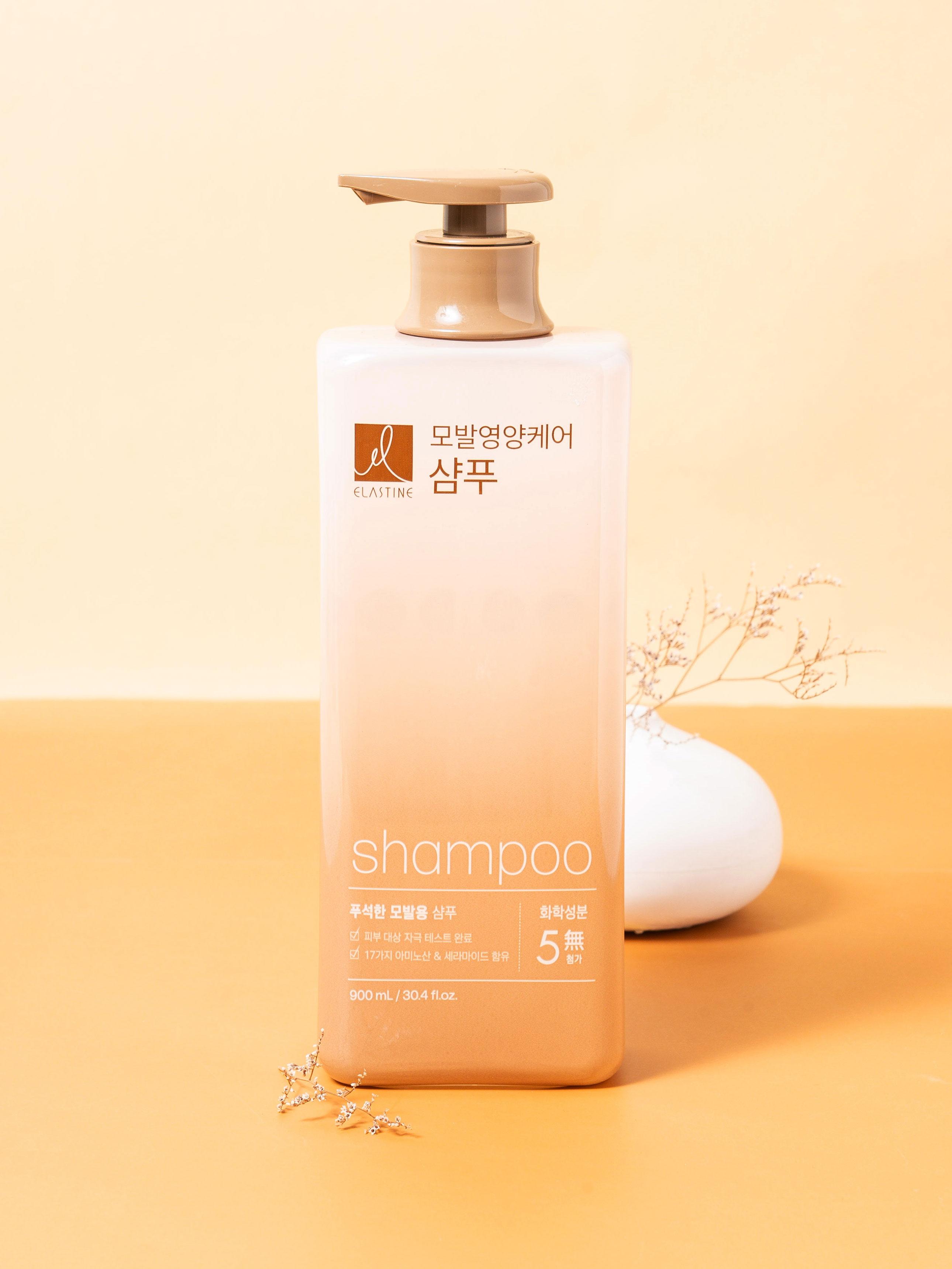 Elastine Hair Nutrition Care Shampoo 900ml 1ea