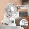 New Mini Fan Refrigerating Clip Spray Fan Rechargeable Office Dormitory Outdoor Multi-Functional Desktop Clip Fan Moisturizing