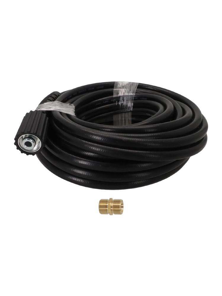 Cleaning Hose 50ft Hose 360 Rotation Fittings Ample Reach Easy Installation 50ft Pressure Washer Hose 1 4 X 50'