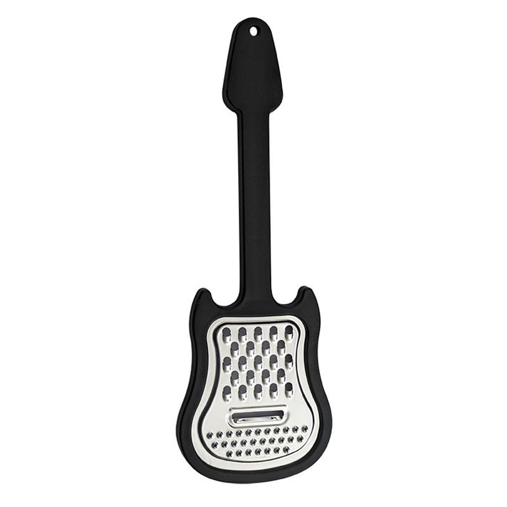 Creative Guitar Shape Sturdy Stainless Steel Cheese and Food Grater with Ergonomic Handle Designs for Easy Use