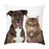 Cute Dog Cat Pet Series Printed Pattern Cushion Cover Home Living Room Sofa Decoration Square Pillow