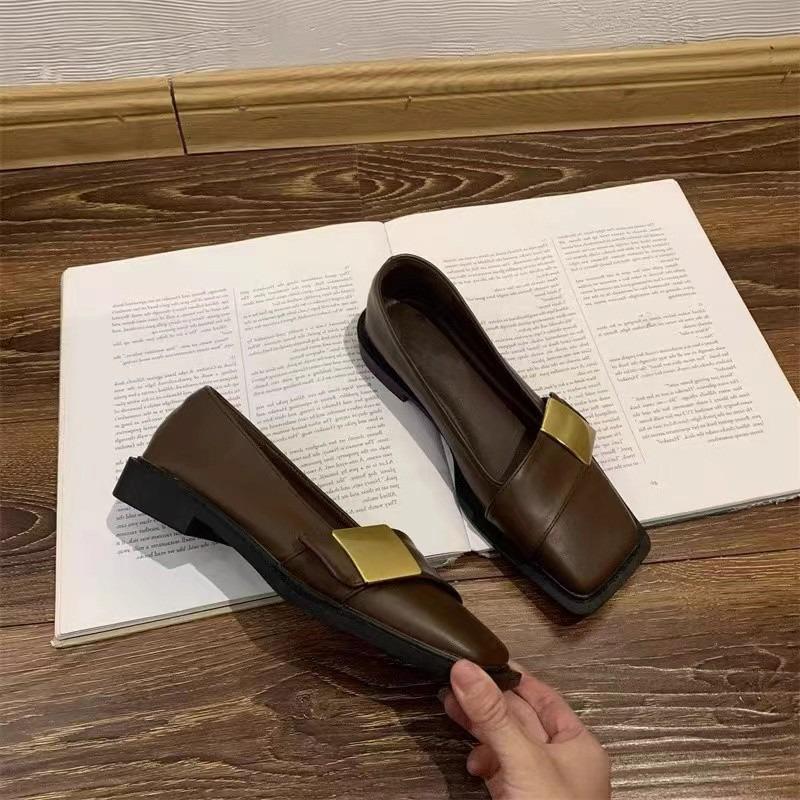 Fashion Women's Flat Mary Jane Shoes Square Toe  Ladies Footwear on Offer Casual Low Price 2025 Summer Shoe Popular