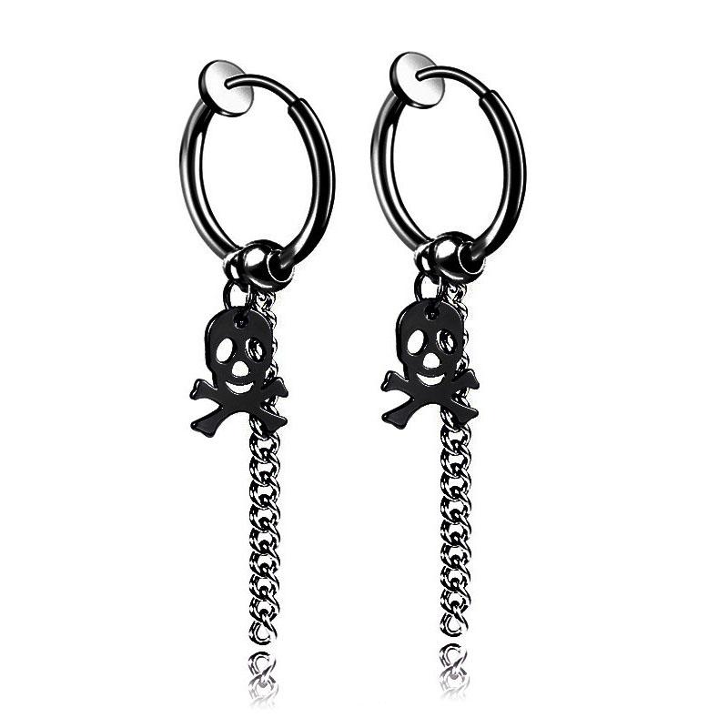 New Arrival Stainless Steel Stud Earrings Cross Star Scorpion Tassel For Women Men Fashion Hip Hop Ear Jewelry Gifts