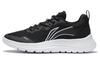 Reflective Slip Resistant, Abrasion Resistant, Breathable Low Top Casual Running Shoes Women's Black White ARST090-1