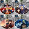 1Pc Naruto Circular Rug Office Decorative Carpet For Living Room Bedroom Door Mat Floor Carpet Computer Chair Area Rug