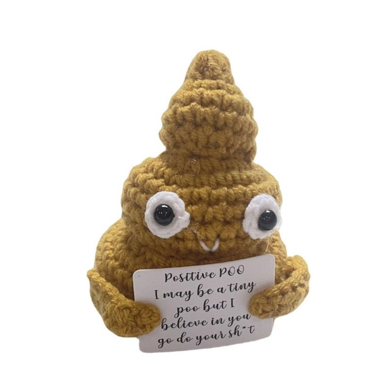 

Cute Handmade Poo Crochet Toy Perfect Gift for Children Accessory for Indoor Outdoor Traveling Camping Hiking