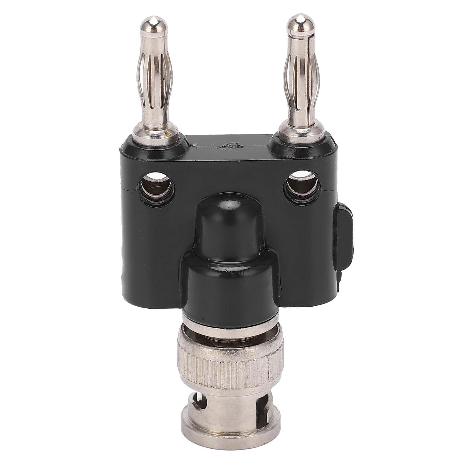 

U28 BNC Male to Dual Banana Plug Adapter Connector Oscilloscope Testing Accessory