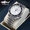 HEIMDALLR Top Men's Diver Watches BGW-9 Luminous White Dial Ceramic Bezel NH36 Automatic Mechanical 20Bar Waterproof Men Watch