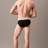 Calvin Klein Comfortable Solid Color Letter Waistband Mid-Rise Triangle Underwear Men Underwear 000NB3962A-MP1