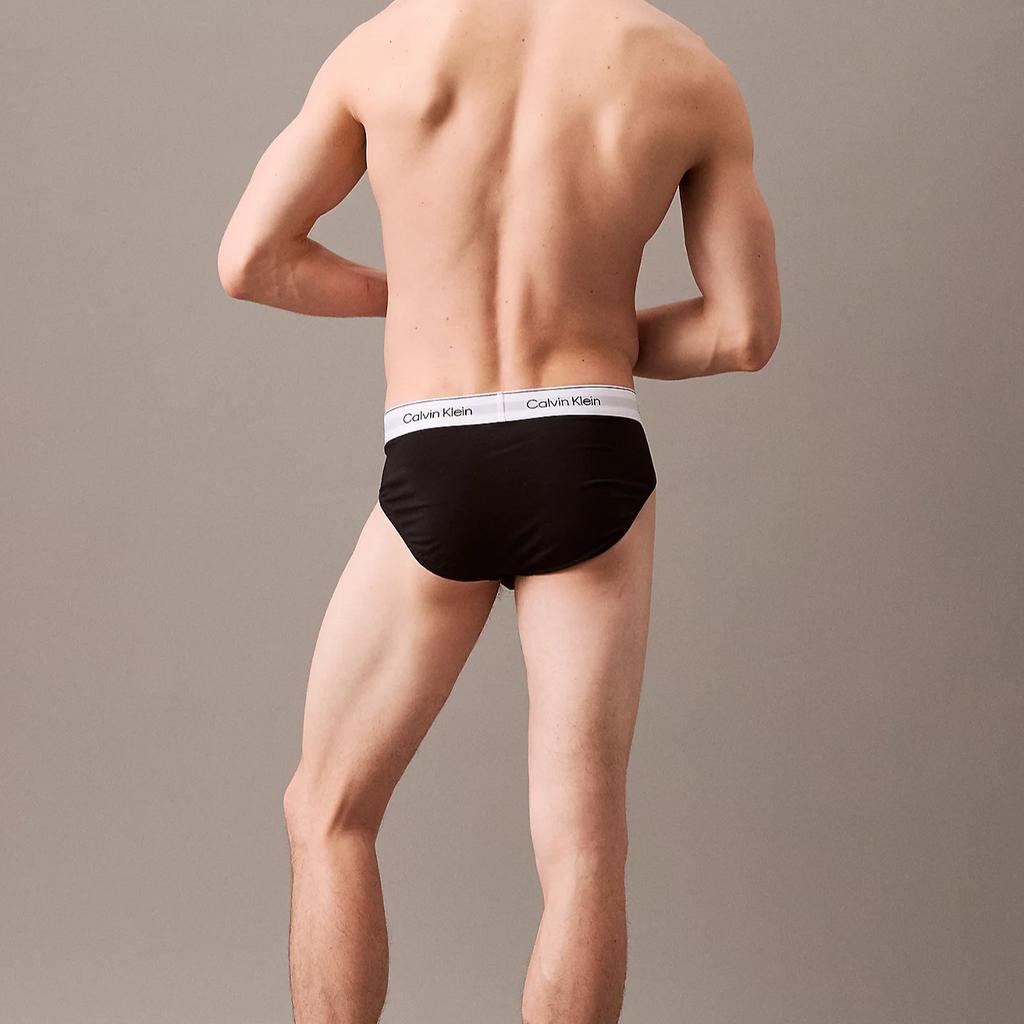 Calvin Klein Comfortable Solid Color Letter Waistband Mid-Rise Triangle Underwear Men Underwear 000NB3962A-MP1