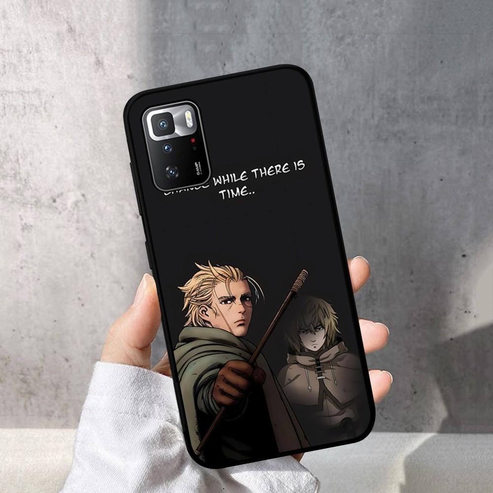V-Vinland Saga Anime Phone Case For Redmi Note 4 X 5 A 6 7 8 T 9 9S 10 11 11S 11Epro Poco M3 Pro