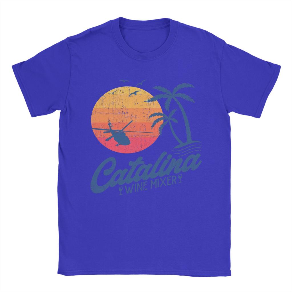 Mens Catalina Wine Mixer  cult movies T Shirt  100 Cotton Tops Novelty Short Sleeve Round Collar Tees Birthday Present TShirt