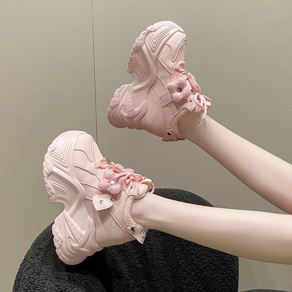 

Fashion Women s Sneakers With Platform Woman-shoes Shoes Tennis Female Thick Sole Casual Roses Trainers Mesh 2025 Leisure Women s Sneake 35