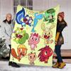 Happy Tree Friends4 printed throw blanket—lightweight,soft,warm;versatile blanket for all seasons—perfect as &air-conditioning throw,nap blanket