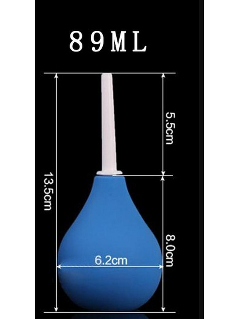 

Анальна очисна клізма Miji Soft Head для дорослих 89 ml синій