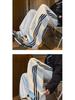 Men's Wide-Leg Striped Casual Pants - New Autumn/Winter 2025 Trend, Plus Velvet, Loose Fit