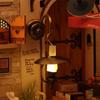 1:12 Dollhouse Led Lamp Vintage Kerosene Lamp Wall Lamp Model Dollhouse Furniture Lighting Decoration Dolls House Accessories