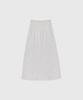 Kwinseulaebis See-Through Wrinkle Slit Layered Skirt