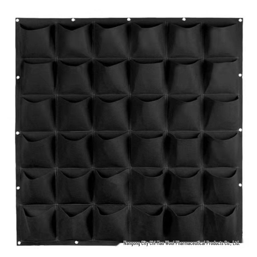 Felt Multi-Pocket Wall Hanging Planting Bag for Flowers and Vegetables