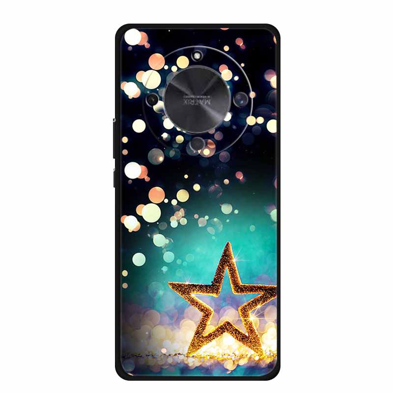 For Honor X70 MTN-AN00 5G Phone Case Shockproof Black Soft Silicone TPU Back Cover For Honor X 70 X70 Cases HonorX70 6.79" Coque