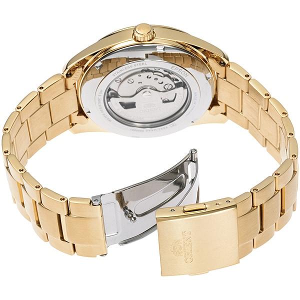 Orient Men's RN-AR0007S (Contemporary Semi-Skeleton Men's Metal) Round Watch Silver Stainless Steel