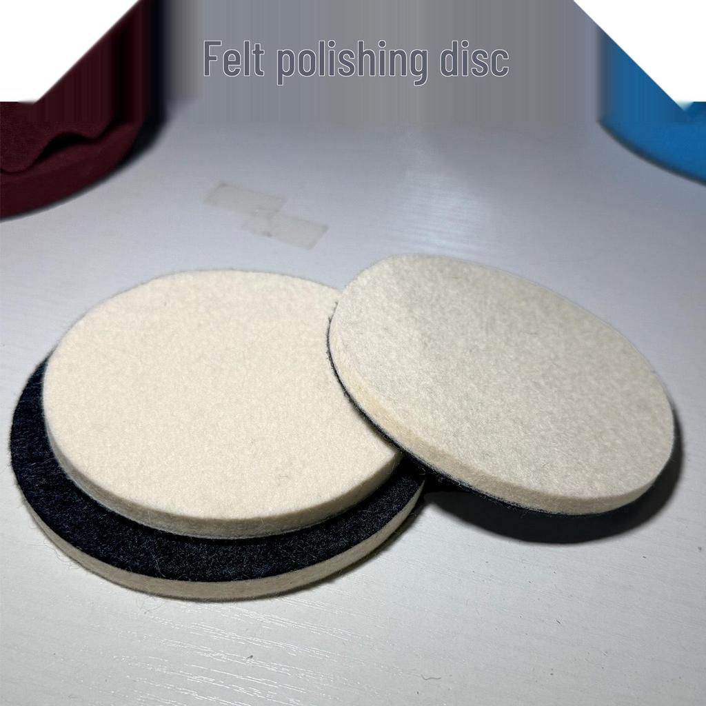 Wool Flat Polishing Disc: Self-Adhesive Pad for Glass and Mirror