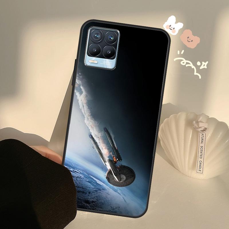 Space Ship Art Case For Realme GT7 Pro GT6 C65 C67 C61 C53 C55 C51 C25 C63 C71 C75 11 12 13 14 15 Pro Plus