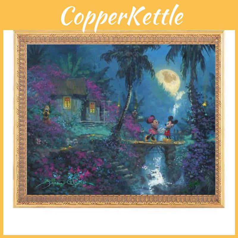 Meerjungfrauen-Prinzessin Leinwand-Wandkunst Modernes Märchen Schlafzimmer Kinderzimmer Dekorative Malerei Kernmaterial