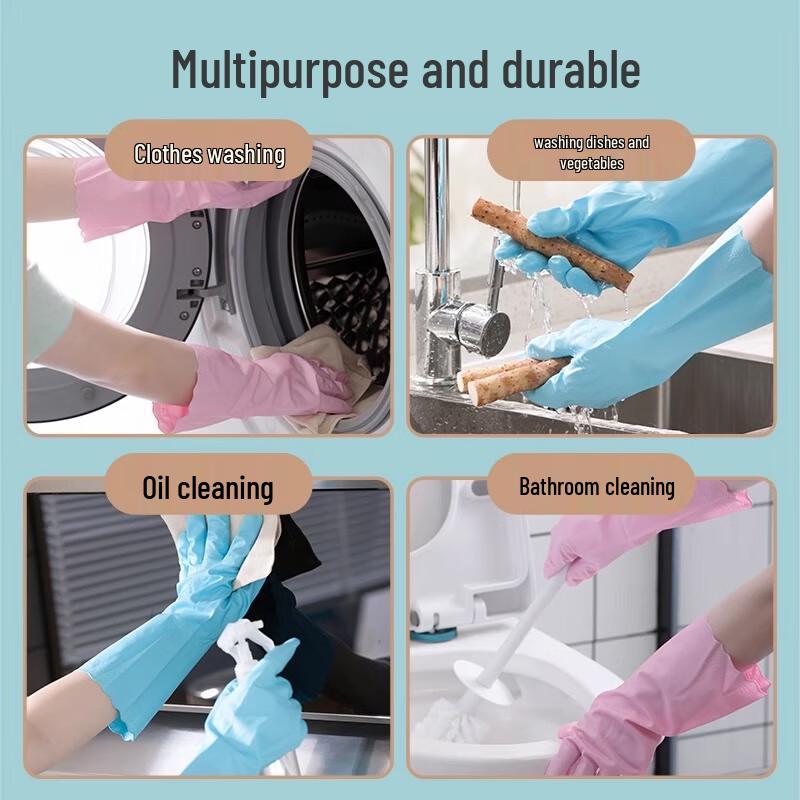 Camellia PVC Durable Household Gloves
