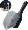 Car Wheel Cleaning Brush Durable Handle Heavy Duty Bristles for Tire and Rim Detailing Suitable for Automotive Maintenance and Cleaning